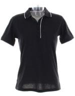 Women`s Classic Fit Essential Polo Black / White