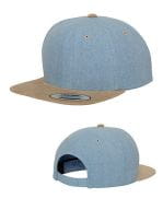 Chambray-Suede Snapback