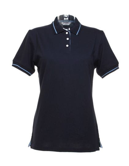 Women`s Classic Fit St. Mellion Polo Navy / Light Blue