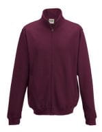 Fresher Full Zip Sweat Burgundy