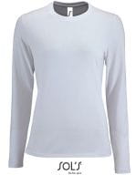 Women`s Long-Sleeve T-Shirt Imperial White