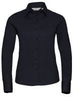 Ladies` Long Sleeve Classic Twill Shirt French Navy