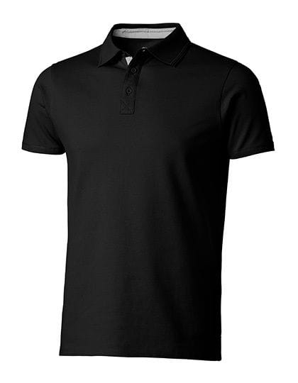 Hacker Polo Black / Grey (Solid)