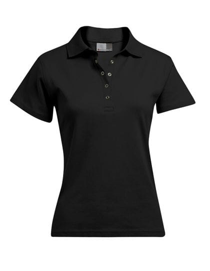 Women`s Interlock Polo Black