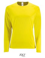 Women`s Long-Sleeve Sports T-Shirt Sporty