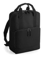 Recycled Twin Handle Cooler Backpack Black
