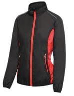 Women`s Athens Tracksuit Jacket Black / Classic Red