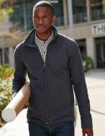 Parkline Full Zip Mini Stripe Fleece