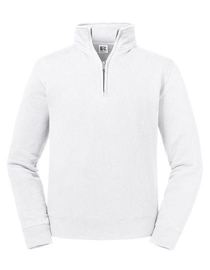 Authentic 1/4 Zip Sweat White