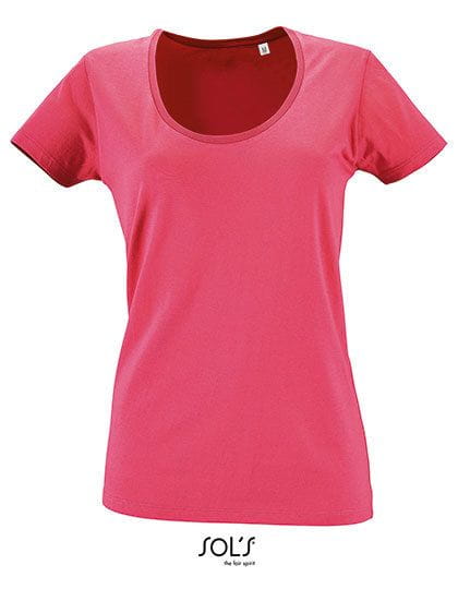 Women`s Low-Cut Round Neck T-Shirt Metropolitan