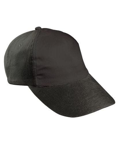 5-Panel Kids` Cap Black