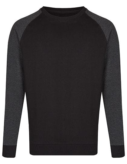 my mate - Men´s Crew Neck Sweat Black / Heather Black