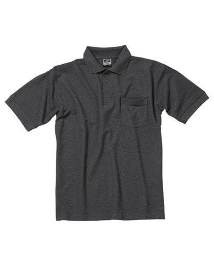 Polo-Piqué Pocket Anthracite Melange