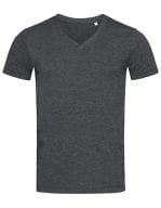 Luke V-Neck Charcoal Heather