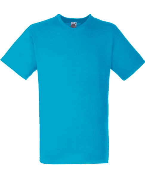 T-Shirt mit V-Ausschnitt (Regular) - Fruit of the Loom