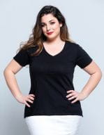 Curves Slub T-Shirt Lady