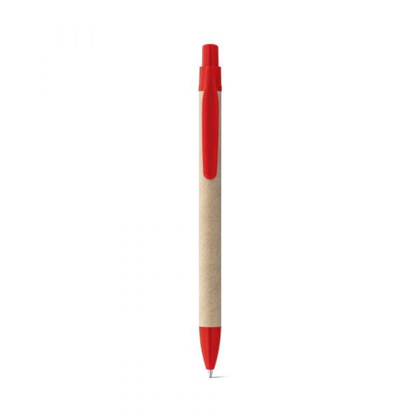 REMI. Kugelschreiber aus Kraftpapier Rot