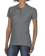 Gildan Softstyle® Ladies` Double Piqué Polo Charcoal (Solid)