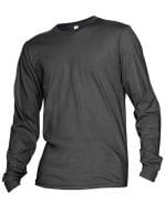 Unisex Fine Jersey Long Sleeve T-Shirt Asphalt