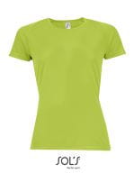 Women`s Raglan Sleeves T Sporty Apple Green