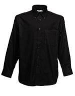 Men`s Long Sleeve Oxford Shirt Black