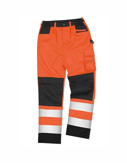 Safety Cargo Trouser Fluorescent Orange