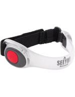 Neon-LED Armband Happy Red