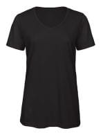 V-Neck Triblend T-Shirt /Women Black