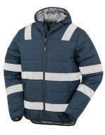 Recycled Ripstop Padded Safety Jacket Navy