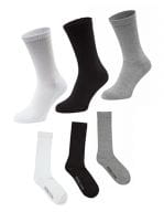 Fruit Crew Socks (3 Pair Pack) Heather Grey / White / Black