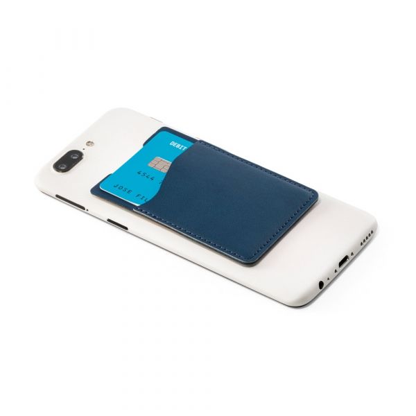 BLOCK. Kartenetui für Smartphone mit RFID-Schutz Blau