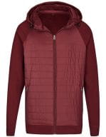 my mate - Unisex Hybrid Jacket Burgundy