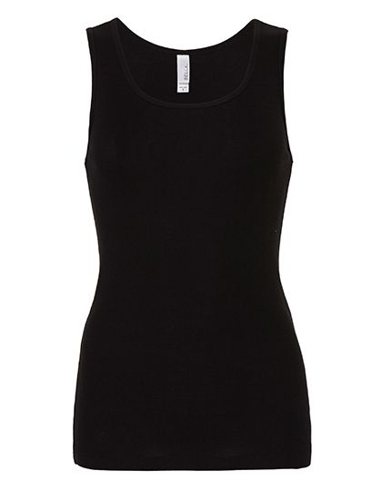 Baby Rib Tank Top Black