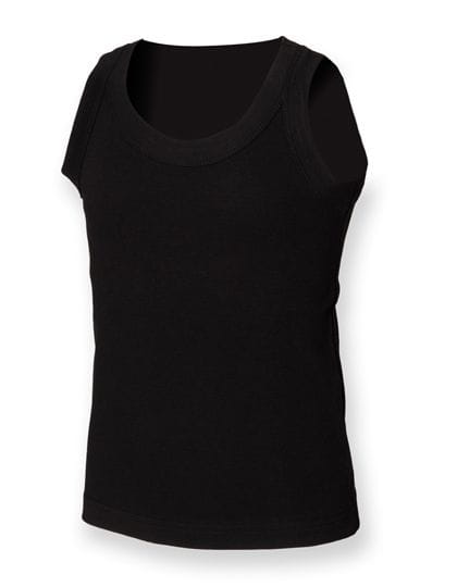 Kids` Tank Vest Black