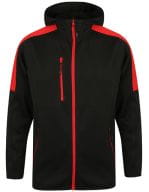 Adults´ Active Softshell Jacket Black / Red