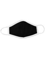 Premium Mund-Nasen-Maske (AFNOR Standard zertifiziert; 3er Set) Black / White