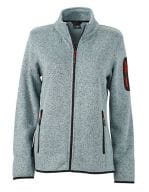 Light Grey Melange / Red