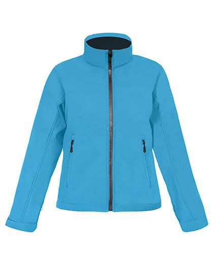 Women`s Softshell Jacket C+ Aqua