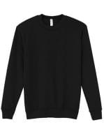 Unisex Flex Fleece Drop Shoulder Sweatshirt Black