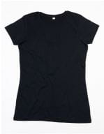 Women`s Long Length T Black