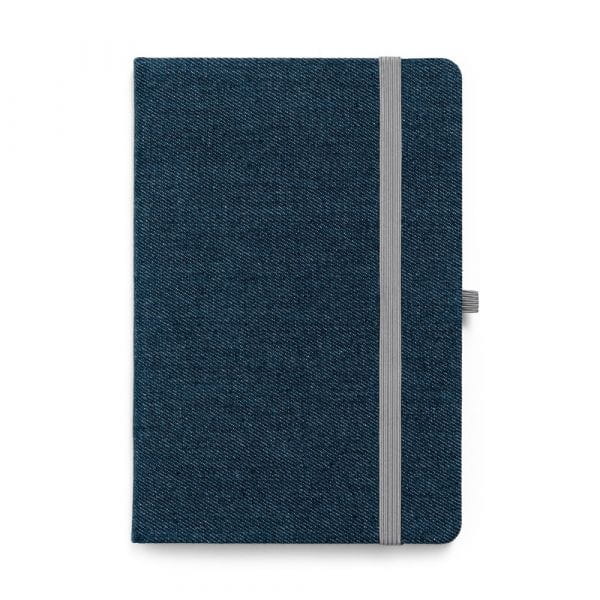 DENIM. A5 Notizbuch Blau