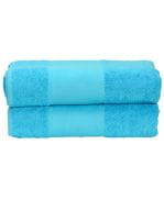 PRINT-Me® Bath Towel Aqua Blue