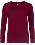 Girlie Fashion Sweat Burgundy