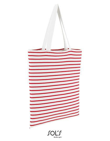 Striped Jersey Shopping Bag Luna