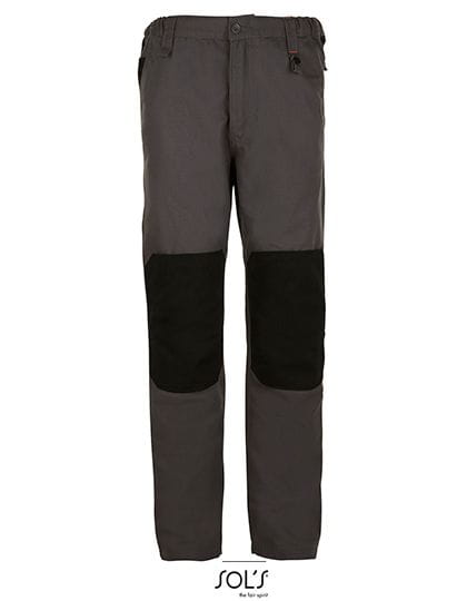 Men`s Workwear Trousers - Metal Pro Dark Grey (Solid) / Black