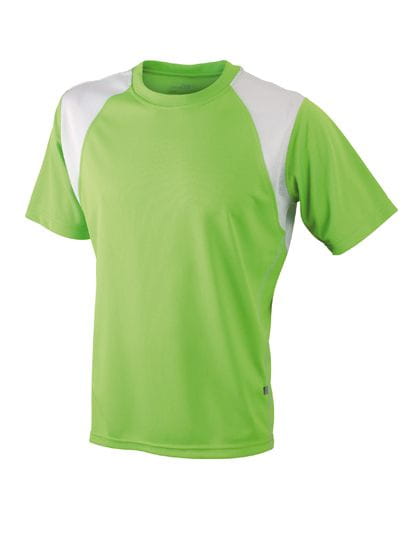 Men`s Running-T Lime Green / White