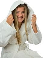 DeLuxe Velour Bathrobe With Hood