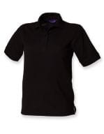 Ladies` 65/35 Classic Piqué Polo Shirt Black