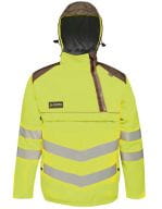 Hi-Vis Overhead Bomber Jacket Yellow / Grey