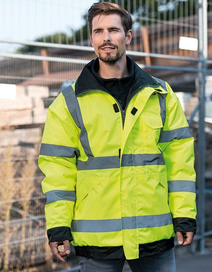 Premium Hi-Viz Rain-Jacket